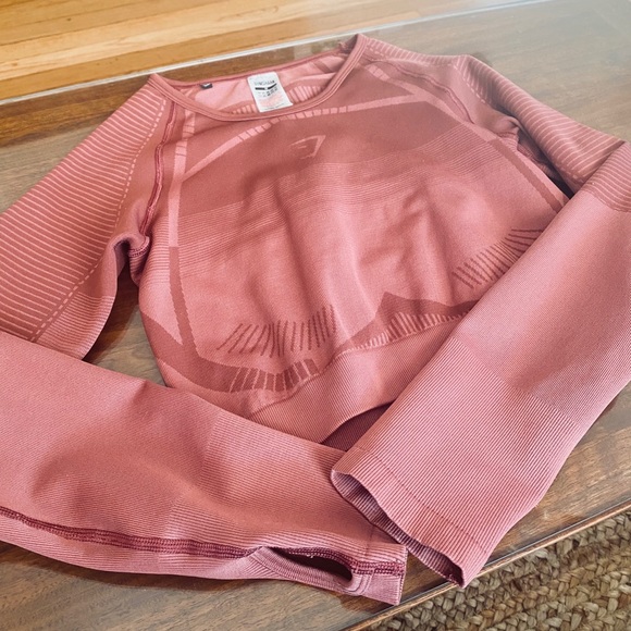 Gymshark Tops - Gymshark Geo Seamless Compression Crop